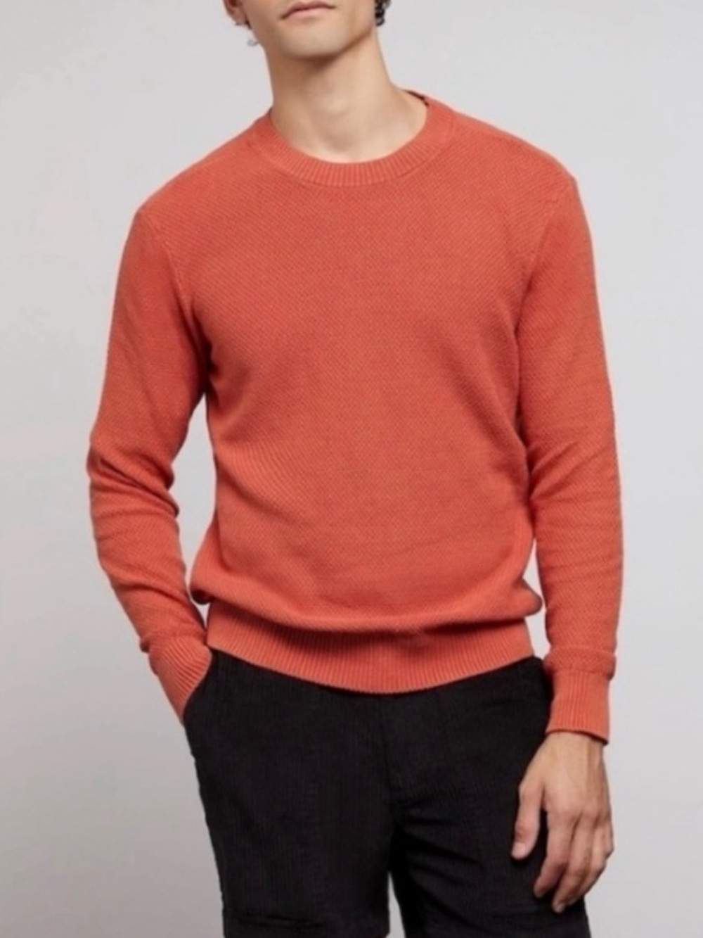 Onia Rust Knit Sweater